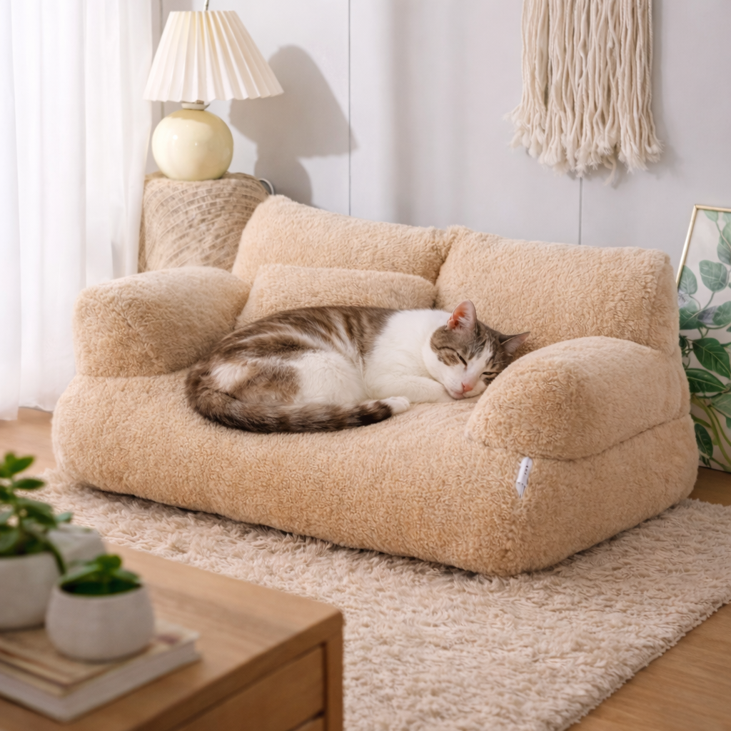 Lit de luxe pour chiens et chats